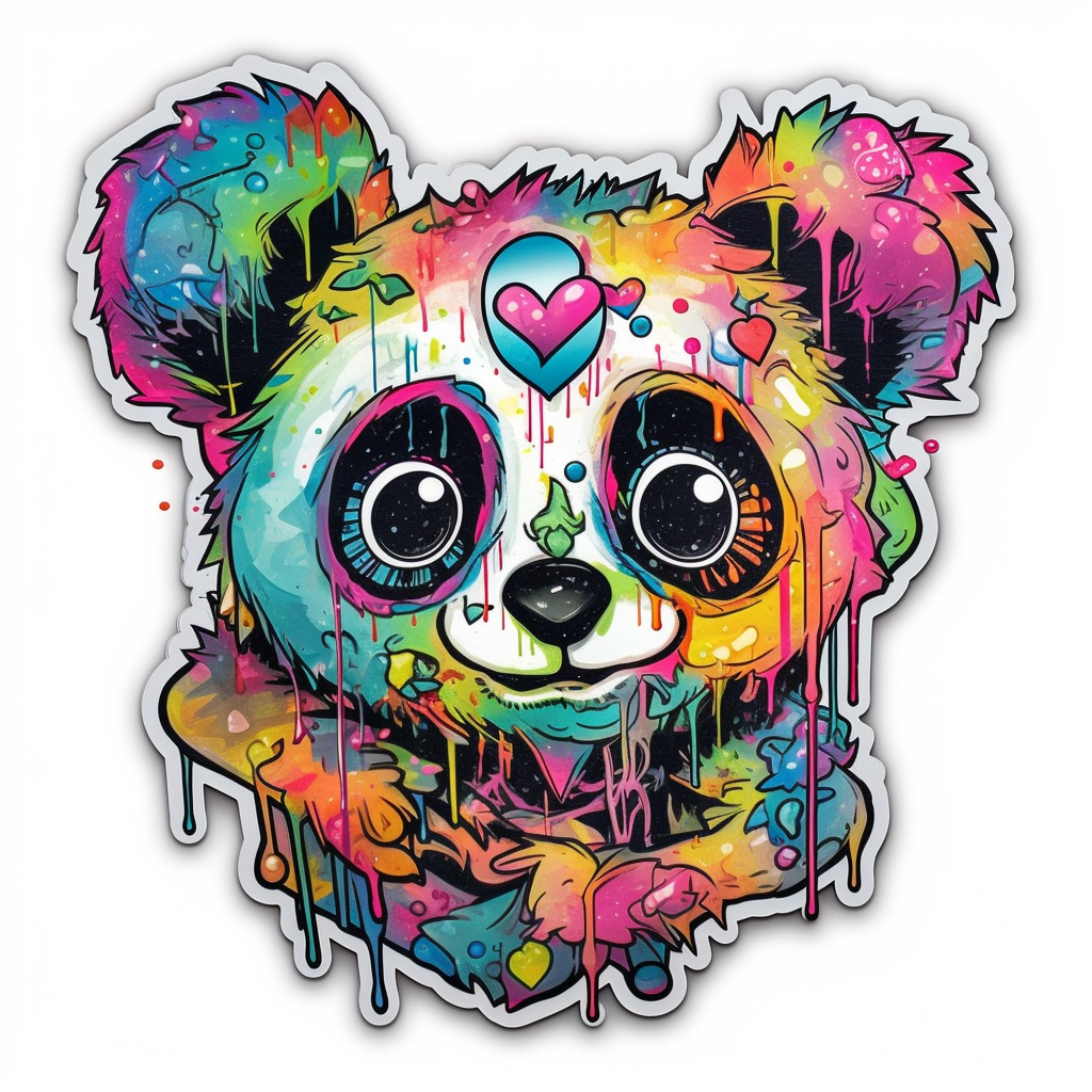 Panda Vinyl Decal Sticker for Car, Laptop, Tumbler and more # 006946