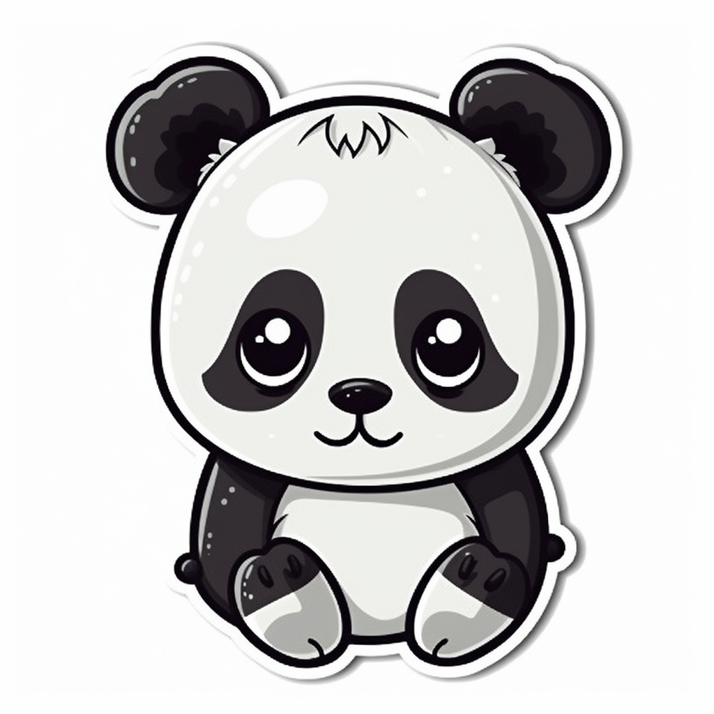 Panda Vinyl Decal Sticker for Car, Laptop, Tumbler and more # 006947