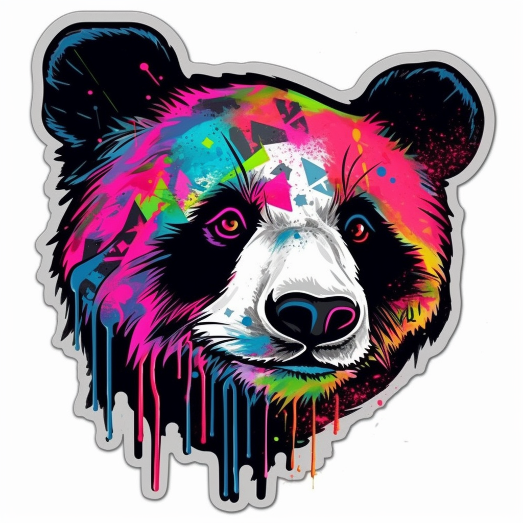 Panda Vinyl Decal Sticker for Car, Laptop, Tumbler and more # 006954
