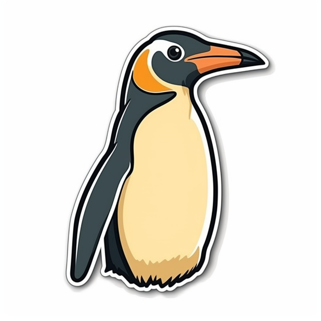 Penguin Vinyl Decal Sticker for Car, Laptop, Tumbler and more # 00364
