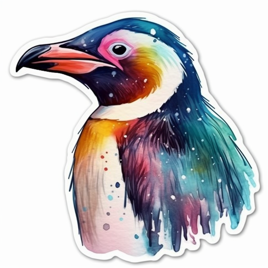 Penguin Vinyl Decal Sticker for Car, Laptop, Tumbler and more # 00370