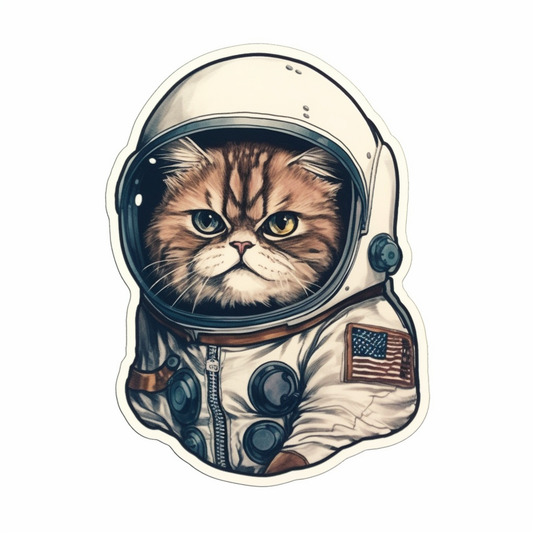 Persian Cat Vinyl Decal Sticker for Car, Laptop, Tumbler and more # 004211
