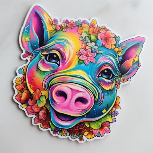 PIg Vinyl Decal Sticker for Car, Laptop, Tumbler and more # 005698