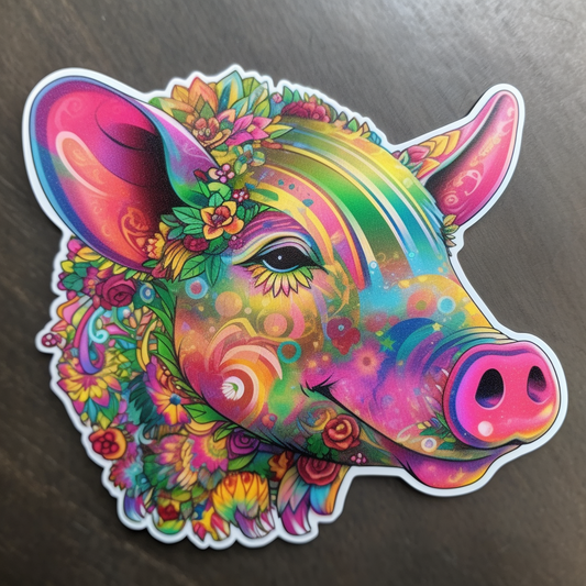 PIg Vinyl Decal Sticker for Car, Laptop, Tumbler and more # 005696