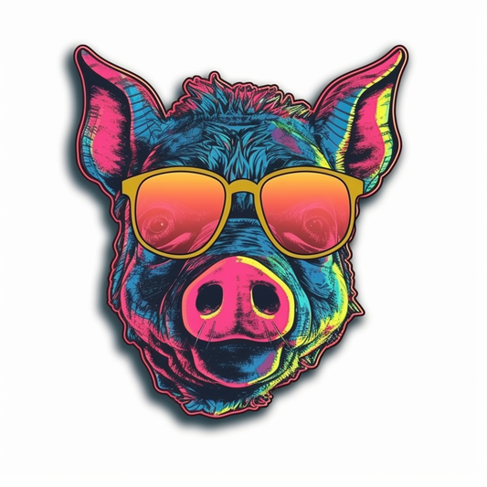 PIg Vinyl Decal Sticker for Car, Laptop, Tumbler and more # 005740