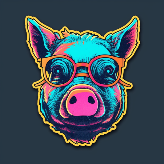 PIg Vinyl Decal Sticker for Car, Laptop, Tumbler and more # 005733