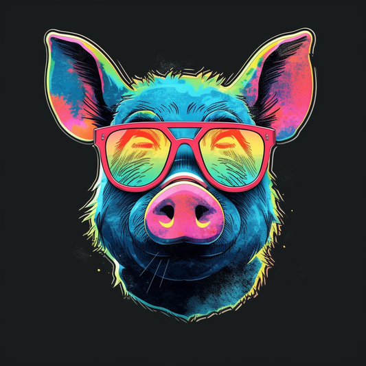 PIg Vinyl Decal Sticker for Car, Laptop, Tumbler and more # 005727