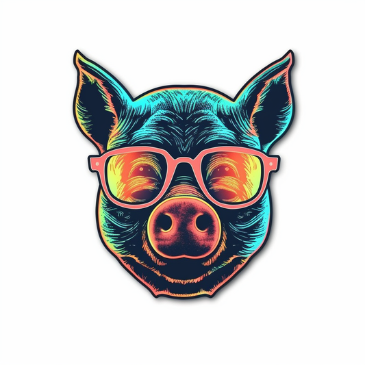 PIg Vinyl Decal Sticker for Car, Laptop, Tumbler and more # 005695