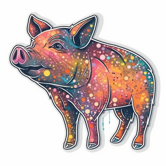 PIg Vinyl Decal Sticker for Car, Laptop, Tumbler and more # 005713