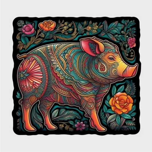 PIg Vinyl Decal Sticker for Car, Laptop, Tumbler and more # 005710