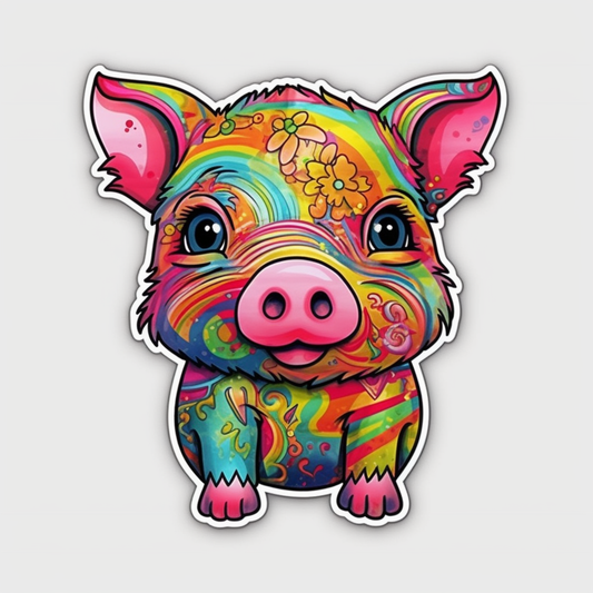 PIg Vinyl Decal Sticker for Car, Laptop, Tumbler and more # 005706