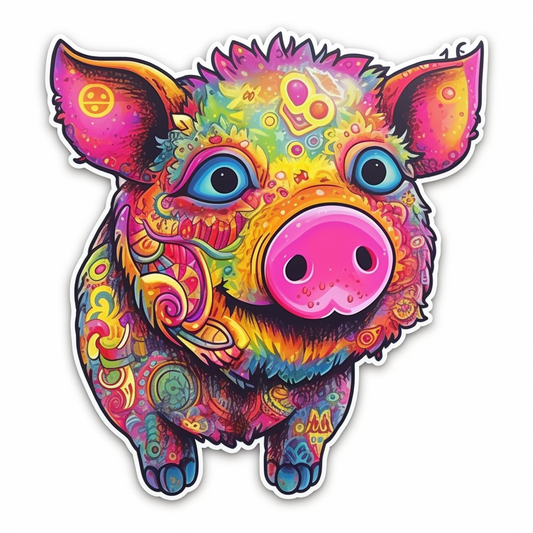 PIg Vinyl Decal Sticker for Car, Laptop, Tumbler and more # 005709