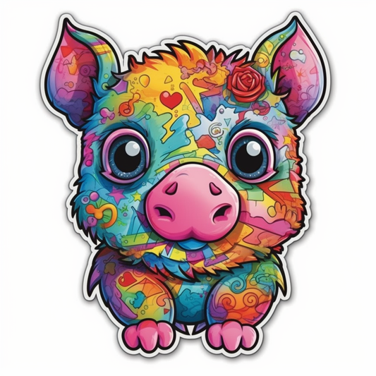 PIg Vinyl Decal Sticker for Car, Laptop, Tumbler and more # 005702