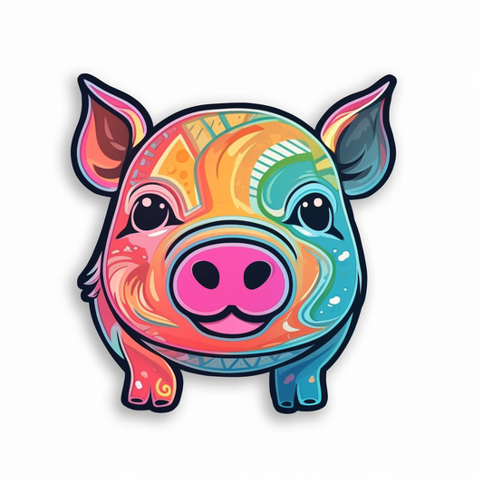 PIg Vinyl Decal Sticker for Car, Laptop, Tumbler and more # 005692