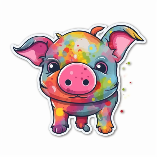 PIg Vinyl Decal Sticker for Car, Laptop, Tumbler and more # 005711