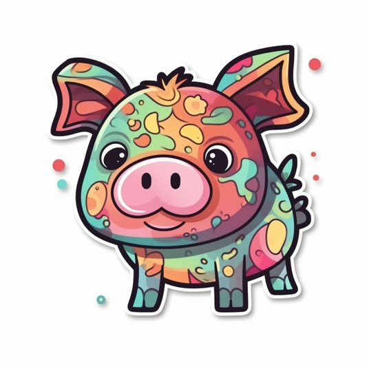 PIg Vinyl Decal Sticker for Car, Laptop, Tumbler and more # 005701