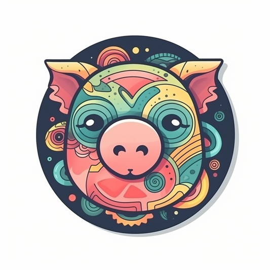 PIg Vinyl Decal Sticker for Car, Laptop, Tumbler and more # 005726