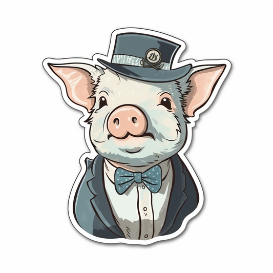 PIg Vinyl Decal Sticker for Car, Laptop, Tumbler and more # 005735
