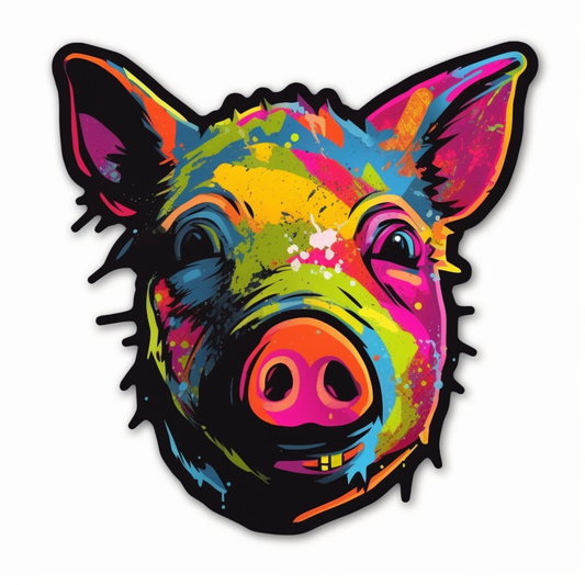 PIg Vinyl Decal Sticker for Car, Laptop, Tumbler and more # 005714
