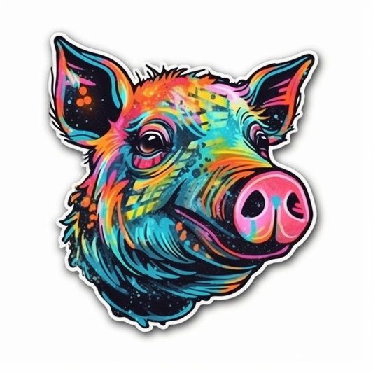 PIg Vinyl Decal Sticker for Car, Laptop, Tumbler and more # 005718