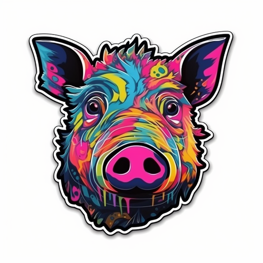 PIg Vinyl Decal Sticker for Car, Laptop, Tumbler and more # 005731