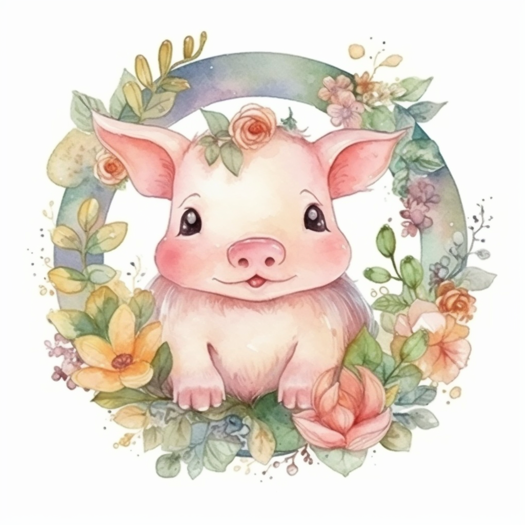 PIg Vinyl Decal Sticker for Car, Laptop, Tumbler and more # 005770
