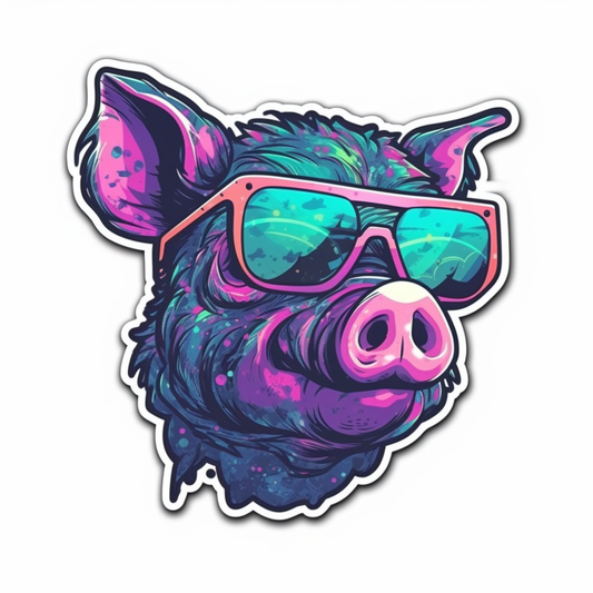 PIg Vinyl Decal Sticker for Car, Laptop, Tumbler and more # 005748