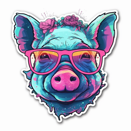 PIg Vinyl Decal Sticker for Car, Laptop, Tumbler and more # 005753