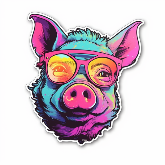 PIg Vinyl Decal Sticker for Car, Laptop, Tumbler and more # 005782