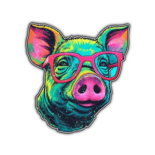 PIg Vinyl Decal Sticker for Car, Laptop, Tumbler and more # 005800