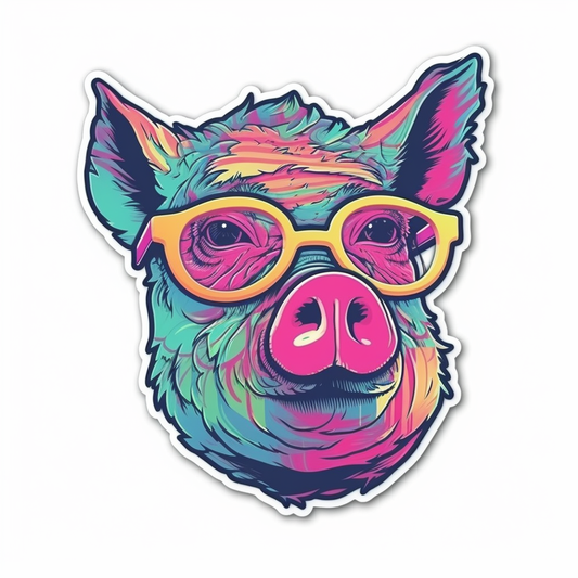 PIg Vinyl Decal Sticker for Car, Laptop, Tumbler and more # 005838