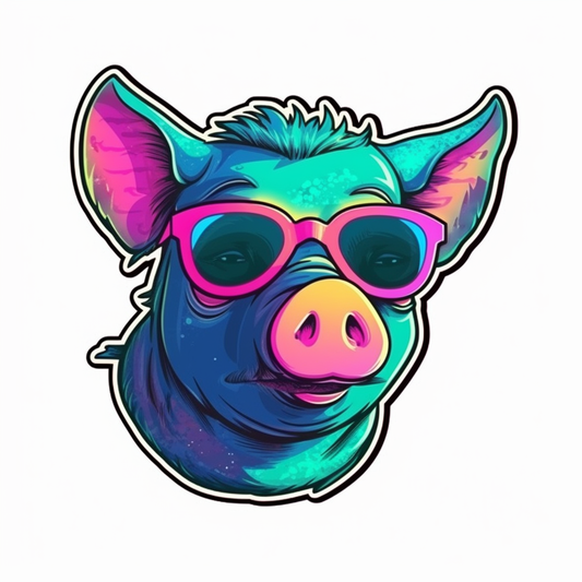 PIg Vinyl Decal Sticker for Car, Laptop, Tumbler and more # 005749