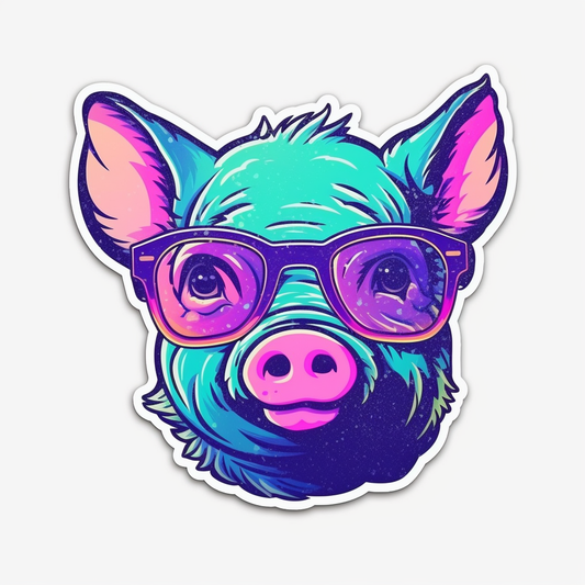 PIg Vinyl Decal Sticker for Car, Laptop, Tumbler and more # 005786