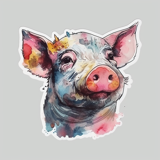 PIg Vinyl Decal Sticker for Car, Laptop, Tumbler and more # 005814