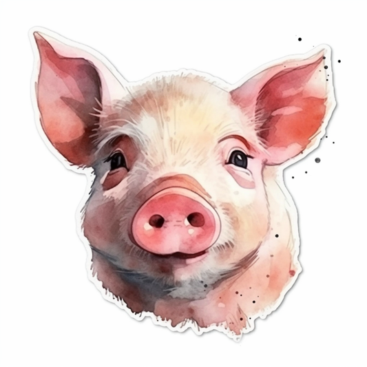 PIg Vinyl Decal Sticker for Car, Laptop, Tumbler and more # 005790