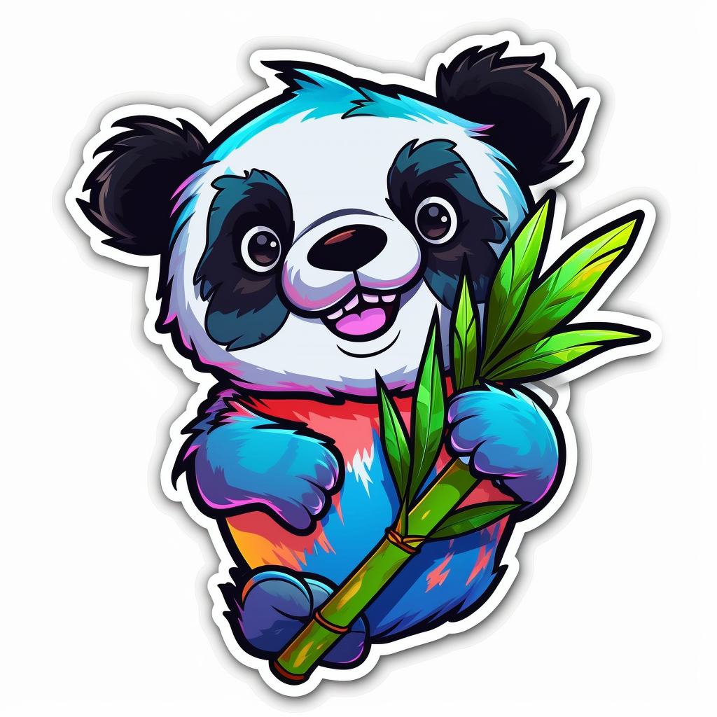 Cute and adorable Panda Vinyl Decal Sticker for Car, Laptop, Tumbler and more # 0010743