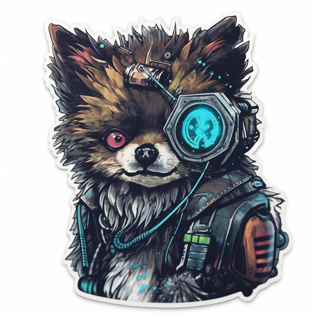 Pomeranian Dog Vinyl Decal Sticker for Car, Laptop, Tumbler and more # 002264