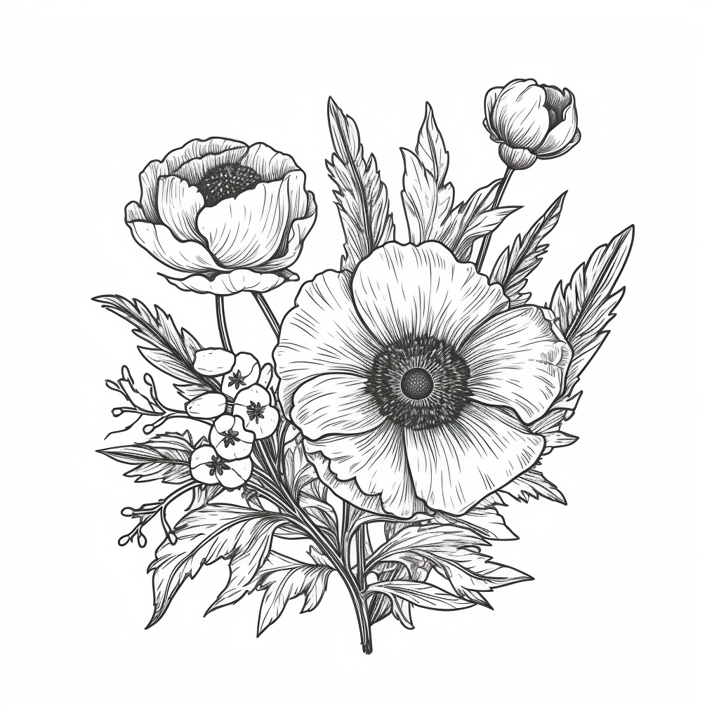 Poppy Flower Vinyl Decal Sticker for Car, Laptop, Tumbler and more # 006219
