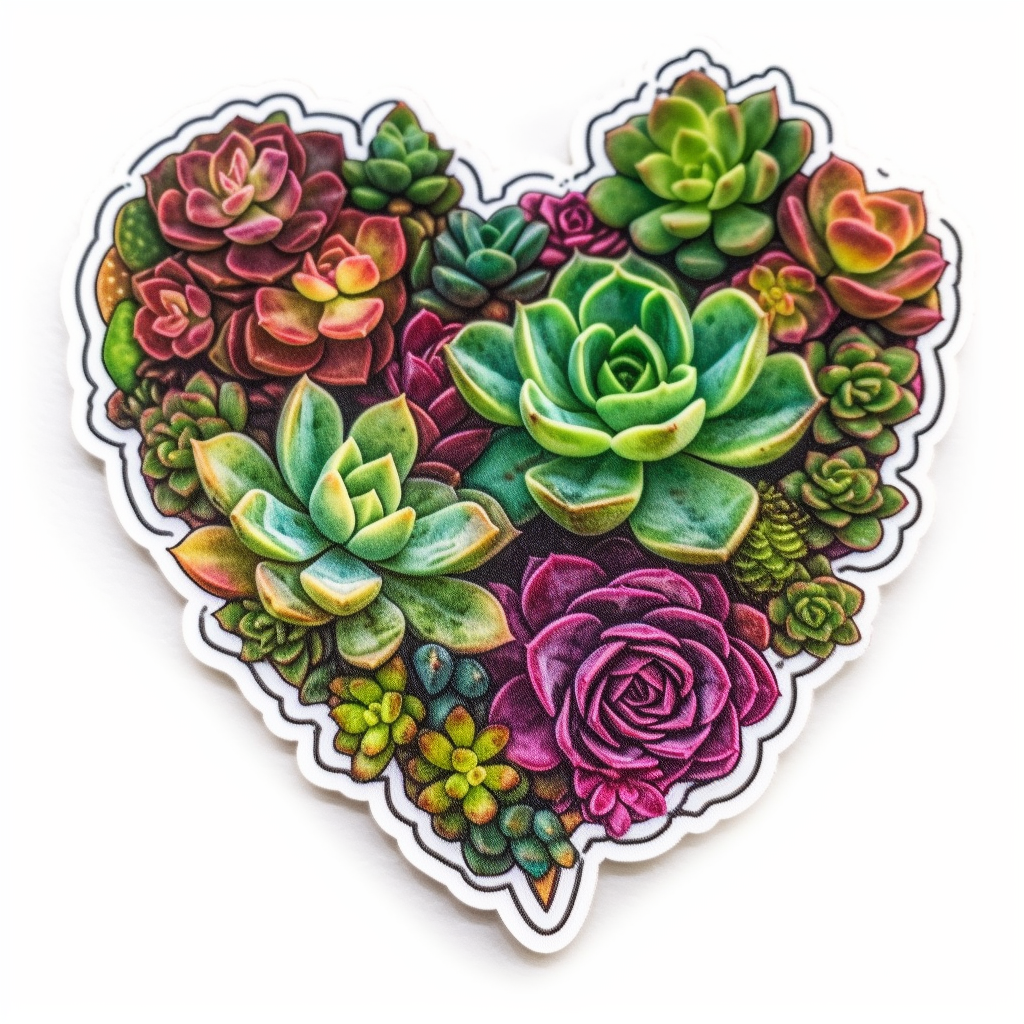 Portualacaria Succulent Vinyl Decal Sticker for Car, Laptop, Tumbler and more # 006683