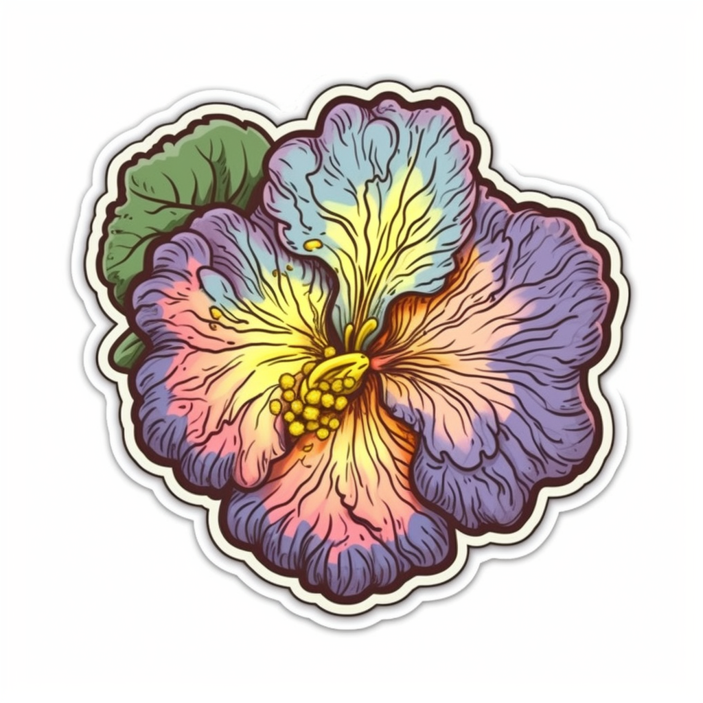 Primrose Flower Vinyl Decal Sticker for Car, Laptop, Tumbler and more # 006385