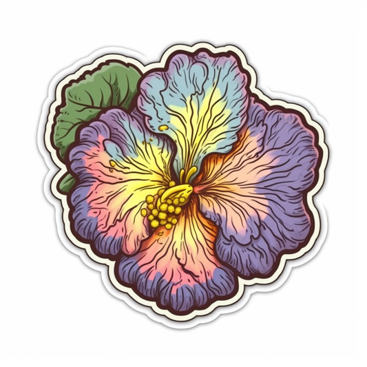 Primrose Flower Vinyl Decal Sticker for Car, Laptop, Tumbler and more # 006385