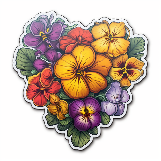 Primrose Flower Vinyl Decal Sticker for Car, Laptop, Tumbler and more # 006392