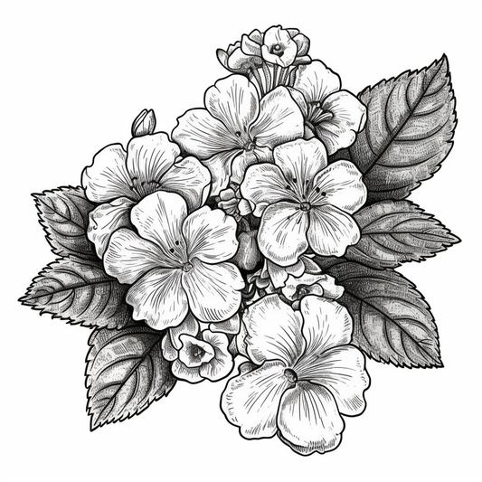 Primrose Flower Vinyl Decal Sticker for Car, Laptop, Tumbler and more # 006388