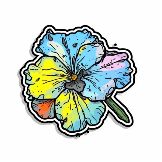 Primrose Flower Vinyl Decal Sticker for Car, Laptop, Tumbler and more # 006377