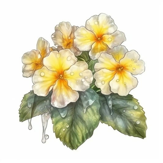 Primrose Flower Vinyl Decal Sticker for Car, Laptop, Tumbler and more # 006378