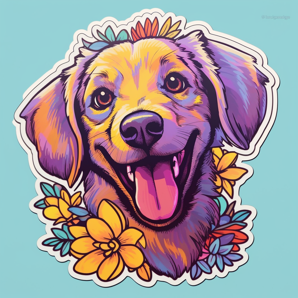 Puppy Dog Vinyl Decal Sticker for Car, Laptop, Tumbler and more # 0010821