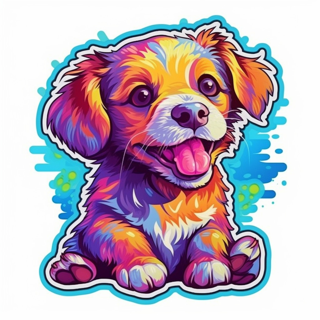 Puppy Dog Vinyl Decal Sticker for Car, Laptop, Tumbler and more # 0010813
