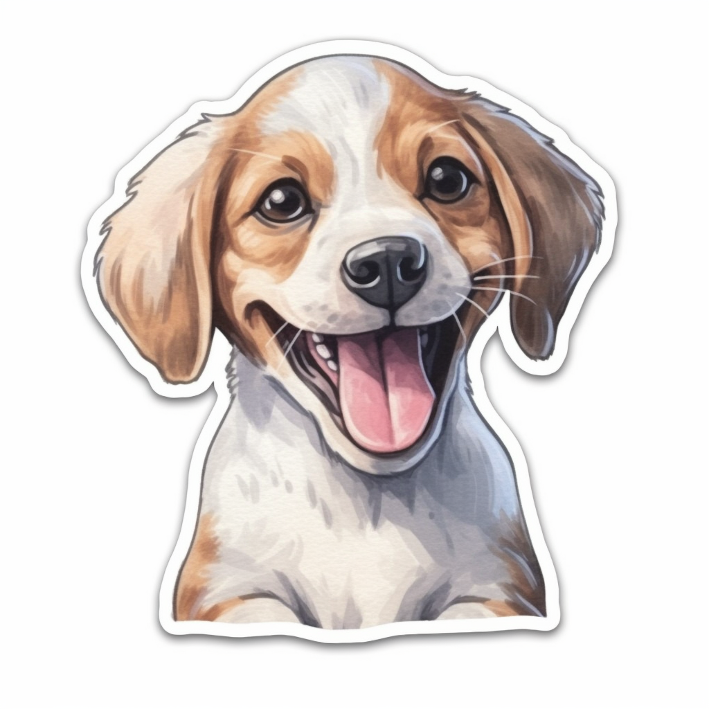 Puppy Dog Vinyl Decal Sticker for Car, Laptop, Tumbler and more # 0010832
