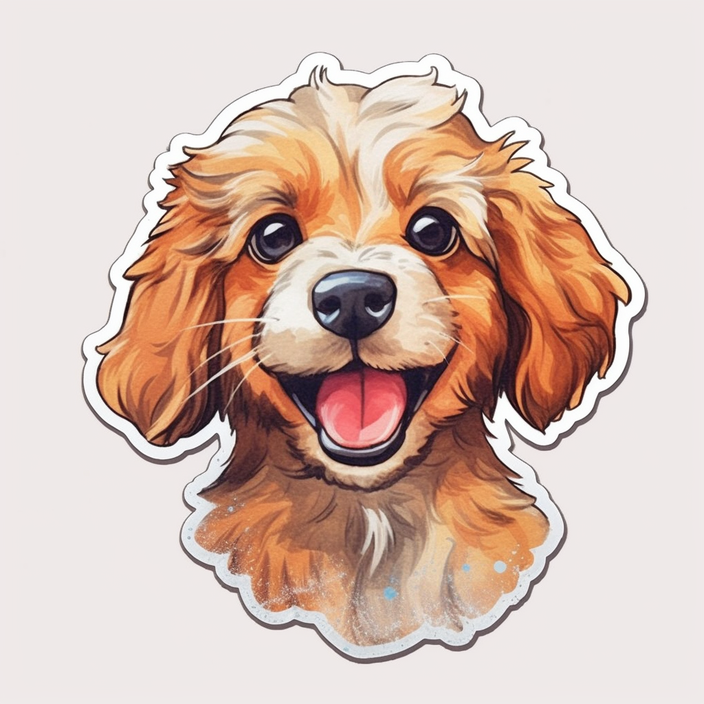 Puppy Dog Vinyl Decal Sticker for Car, Laptop, Tumbler and more # 0010826