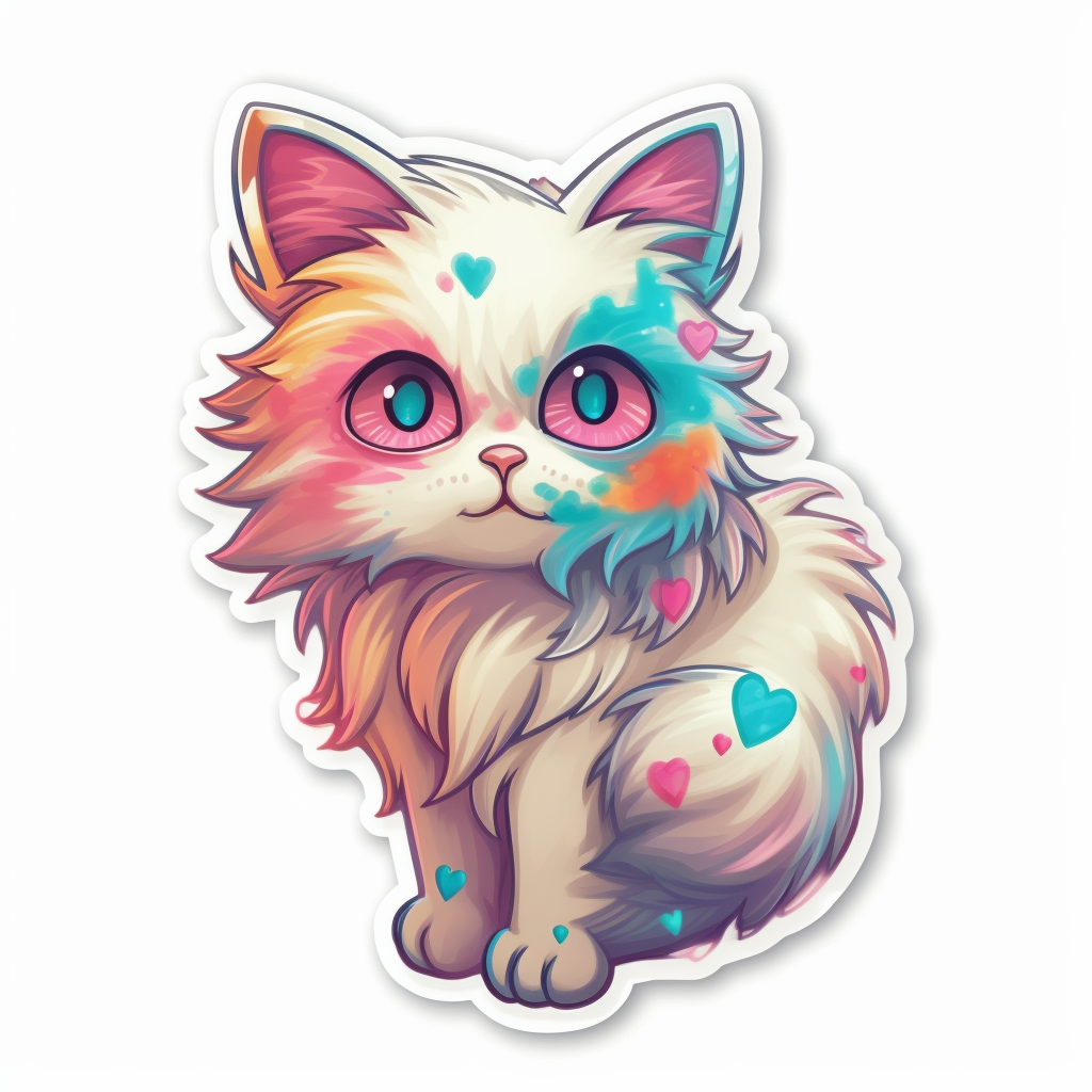Ragdoll Cat Vinyl Decal Sticker for Car, Laptop, Tumbler and more # 003876